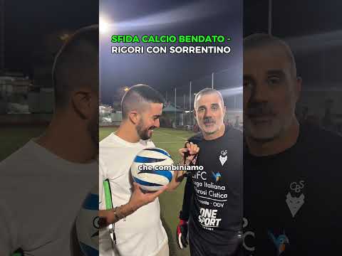 Sfido Sorrentino ai rigori bendato #calcioseriea #calcio #rigori #cecità #videodivertenti #sport