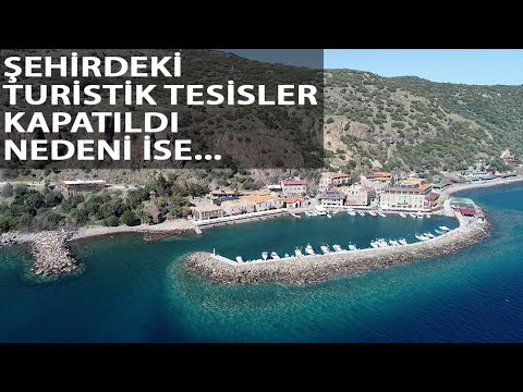 Assos Antik Limanı’nda Turistik Tesisler Kapatıldı