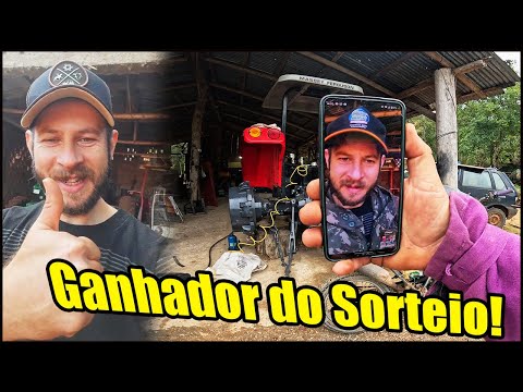REALIZANDO O SORTEIO DA GOPRO! MOSTRANDO COMO ESTÁ FICANDO O MASSEY FERGUSON 95X TURBO!