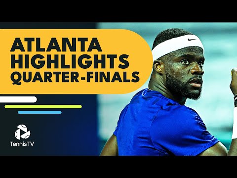 Tiafoe Faces Nakashima; Isner, De Minaur In Action | Atlanta 2022 Quarter-final Highlights