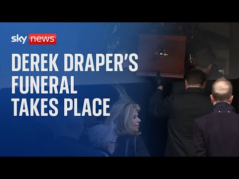 Watch: Elton John, Tony Blair and Richard Madeley attend Derek Draper's funeral