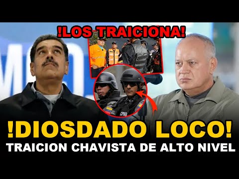 DIOSDADO CABELLO SE VOLVIÓ LOCO PERDIÓ la RAZÓN: ATACA A SUS POLICÍAS VENEZOLANOS