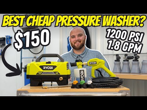 I Tested The New $150 Ryobi 1.8 GPM Pressure Washer Made For Detailing Cars!