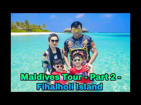 Maldives Tour পানির উপর ঘর! সারাদিন সাঁতার, Lunch & Island Fun Drone View of Fihalhohi Island Resort