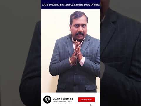 AASB  (Auditing & Assurance Standard Board Of India)? - #Shortvideo - #auditing  - #bishal -Video@78