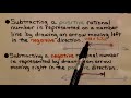 Understanding Subtraction and Number Lines