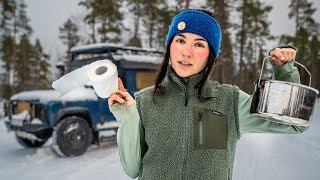 First 24H Truck Camping in BRUTAL Arctic Cold