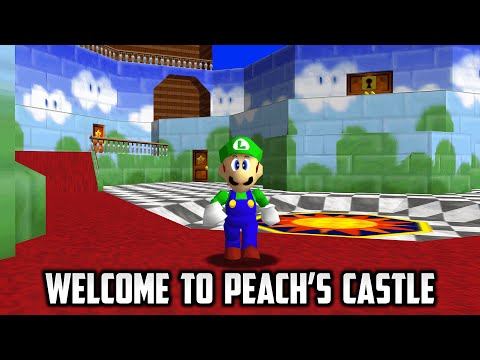 ⭐ Super Mario 64 - Welcome to Peach’s Castle (Luigi Build)