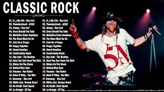 Greatest Hits Classic Rock Playlist - Queen, U2, The Police, ACDC, Metallica, Aerosmith Best Songs