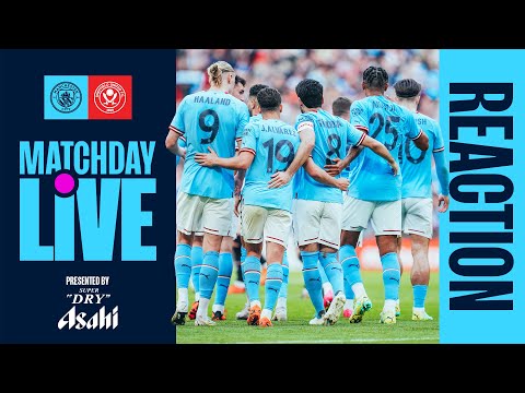 WE'RE GOING (BACK) TO WEMBLEY! | MATCHDAY LIVE REACTION | Man City v Sheffield United | FA Cup