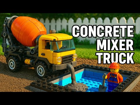 This LEGO Cement Mixer Just Built the Coolest Pool Ever!