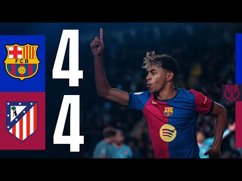 HIGHLIGHTS | FC BARCELONA 4 vs 4 ATLETICO MADRID | COPA DEL REY 24/25 (WITH COMMENTARY)