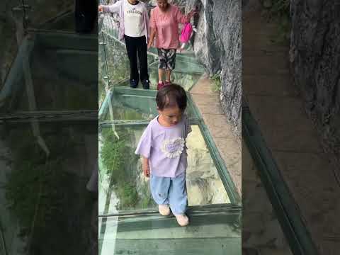 Danlu Mountain Tourism. Travel Glass Bridge. Guangxi Nandan Danlu Mountain Scenic Area #24