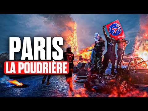 Les VOYOUS du PSG saccagent le beau PARIS - reportage