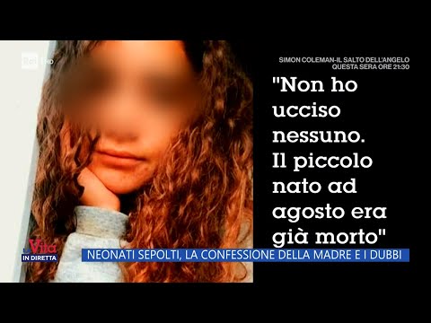 Neonati sepolti, la confessione della madre e i dubbi - La Vita in diretta - 18/09/2024