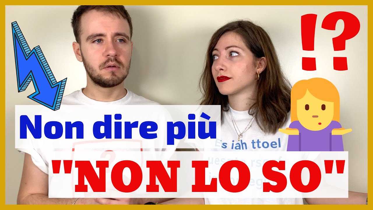 Smettila di Dire NON LO SO: è Noioso! Impara le Alternative per ESPRIMERE IGNORANZA in ITALIANO