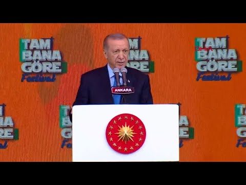 Cumhurbaşkanı Erdoğan Gençlik Festivali'nde konuştu