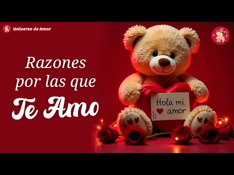 💕✨ Este bonito mensaje de amor es para ti 🌹💝 Te amo porque tus caricias me llenan de amor 🌹❤️