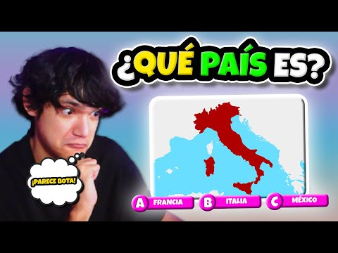 Adivinando PAÍSES por su FORMA🗺️🌎😍👌🏻