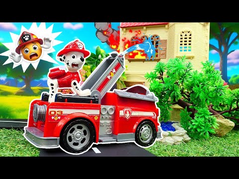 🌊 Pat'Patrouille à la mer… mais Marcus reste pour sauver la maison en feu ! 🚒🐾