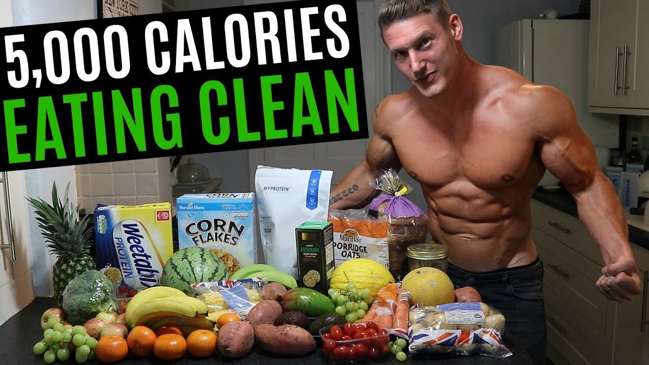 I ate 5, 000 CALORIES of CLEAN FOOD IIFYM Full Day of Eating