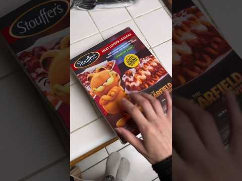 They have Garfield lasagna now??
