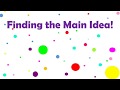 Identifying Main Ideas and Supporting Details