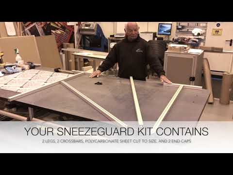 How to Assemble your Sneezeguard