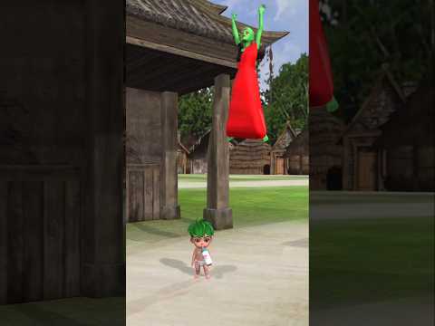টাকলা ডাইনি গরিবের ছাগল চুরি করে খেয়ে নেয় 😱😱 #cartoon #cartoonshorts #shortsfeed
