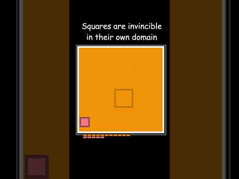 The squares can destroy the others domain power up #square #games #relaxing #coding #battle
