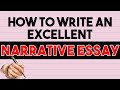 Understanding Narrative Essays Elements