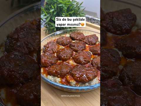 Beğendili köfte tarifi nasıl yapılır? #köfte #shorts #trend #viral Malzemeler yorumda👇👇