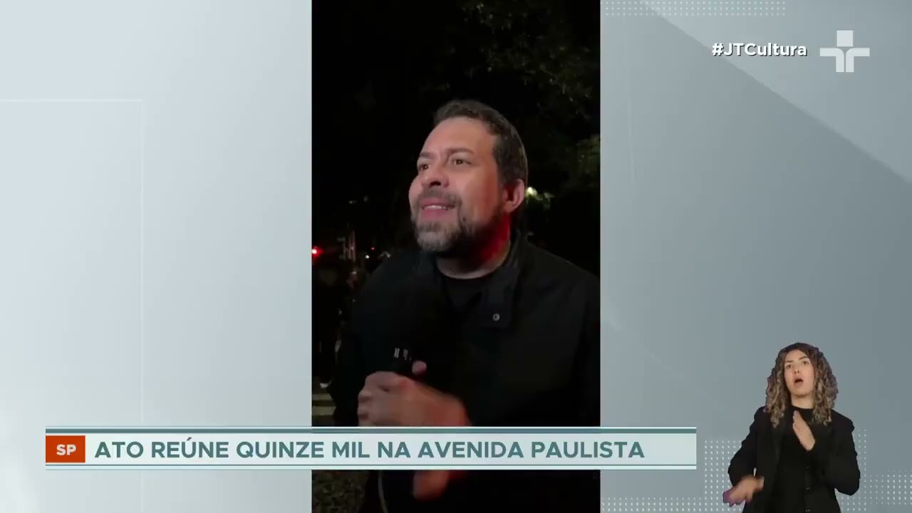 Manifestantes vão às ruas em SP por taxação de super ricos e contra medidas de Trump