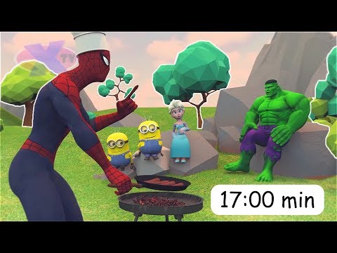 SUPER LARGE #COLLECTION Cartoons about #Superheroes Sweets Machine Kids #cartoons