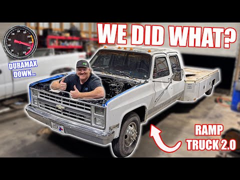 What Is Wrong With Us...Tearing Apart A Perfectly Good Truck! +Big Update On The Duramax Drag Truck!