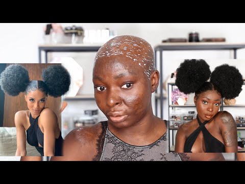 Sooo I Tried Recreating Ciara's Met Gala Puff Hair | Shalom Blac