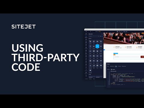 Sitejet - Using Third Party Code