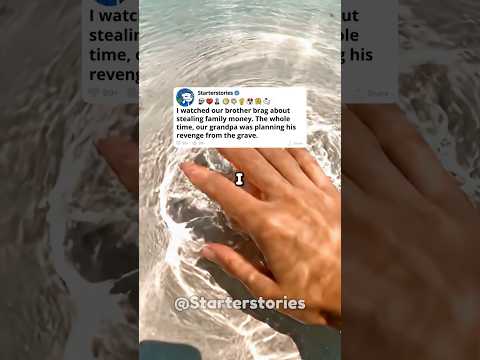 I watched our brother brag about stealing family money.