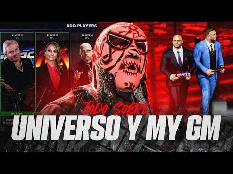El MODO UNIVERSO y MY GM REVIVEN en WWE 2K26