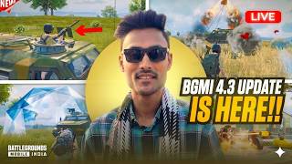 BGMI LIVE💚I NEW 4.3 UPDATE IS HERE DOSTO☠️ I KAB HOGA 300K SUBS BHAI LOG @LoLzZzGaming ❤️