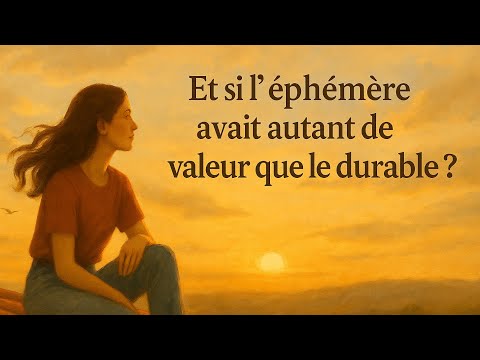 Et si l’éphémère avait autant de valeur que le durable ?