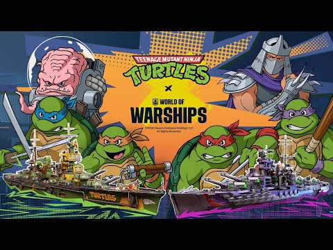 Teenage Mutant Ninja Turtles in World of Warships!