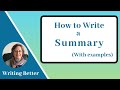 Summarizing Techniques and Examples