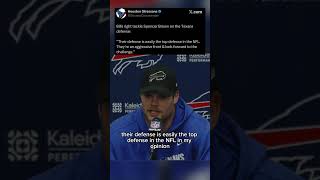 Spencer Brown says the Texans are “easily the top defense in the league.”