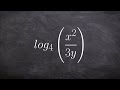 Logarithmic Expressions and Properties