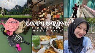 playing pickleball, cafes, exploring ipoh☕️✨🧸🤍