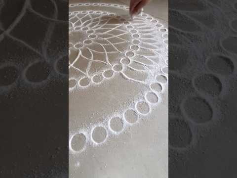Beautiful and easy Diwali Rangoli 🌸 #shorts #rangoli #diwalirangoli  #suparirangoli #diwali2025