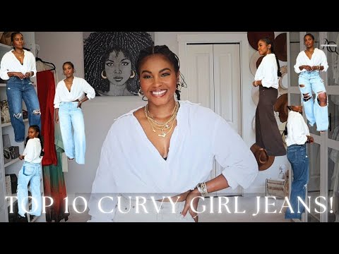 I own 50+ pairs of jeans, these are my TOP 10 CURVY GIRL FRIENDLY || Mid Rise, Barrel + More