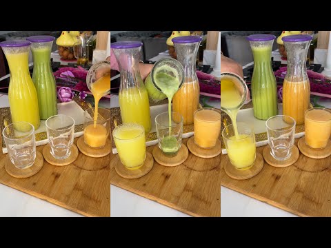 ضروري تسجليهم عندك باش تجربيهم 3عصائر خاترة واحد ينسيك فلاخور🤗🔝