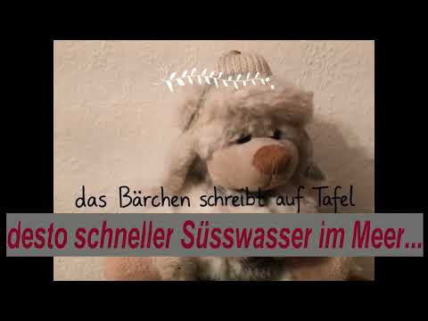 Es fehlen nur 1,798 Billionen Liter Süsswasser !- unser Planet Hilfe !